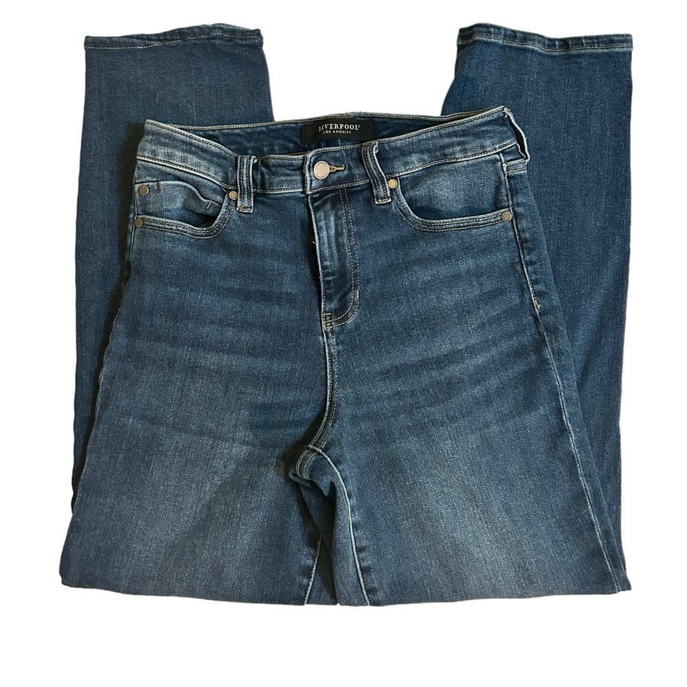 Liverpool Los Angeles Women’s Non-Skinny Skinny Jeans Stuart Wash Size 4/27 - Picture 3 of 13